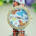 2014 alliage bande fleur série vogue montre main femme